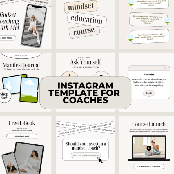 INSTAGRAM TEMPLATE FOR COACHES